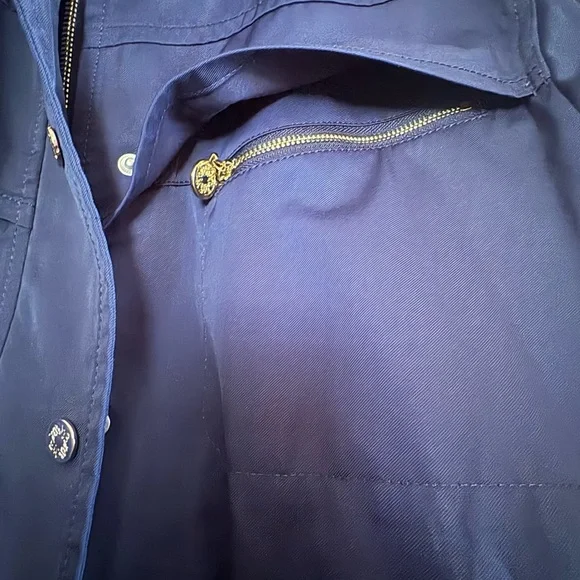 White House Black Market Navy Utility Jacket - Picture 5 of 8